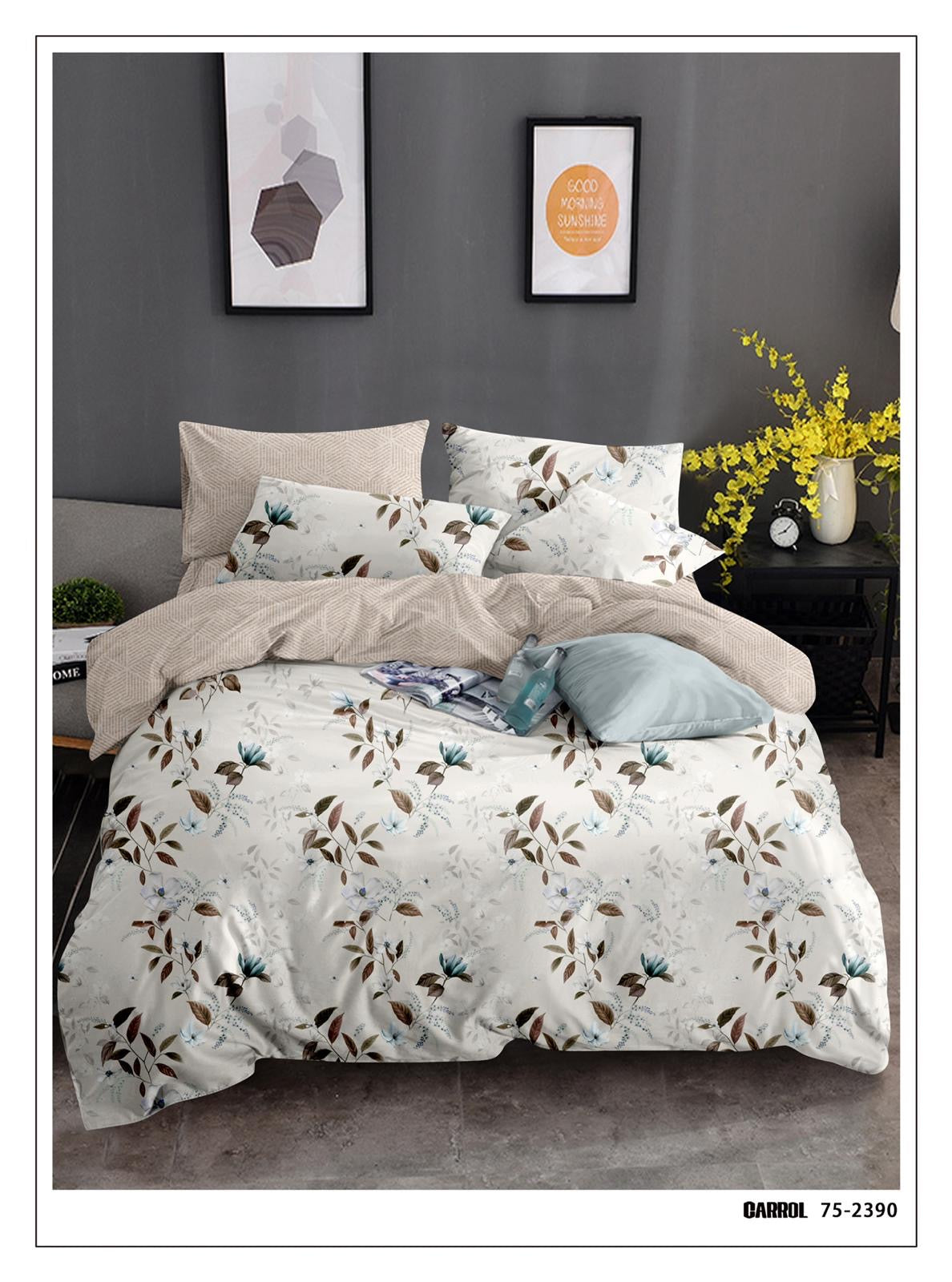 Light weight bedspread for Summer season - AC Quilt 6 pieces set - 220 x 240cm king size