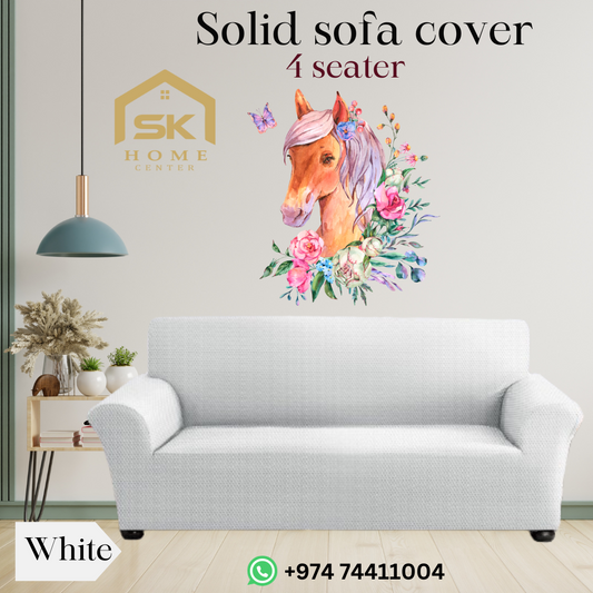 Modern sofa cover solid colors