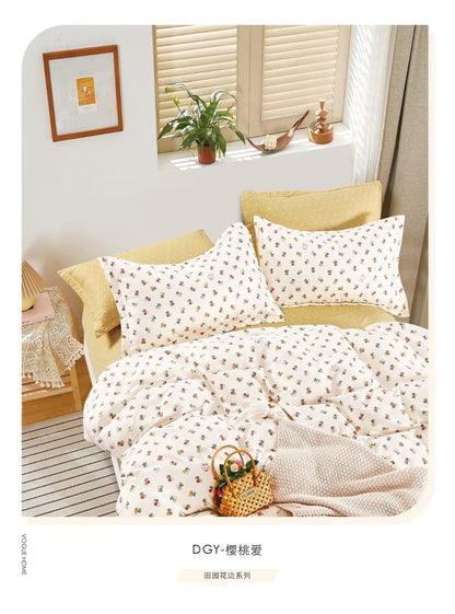 New Arrival: 100% cotton King size comforter 6in1 set